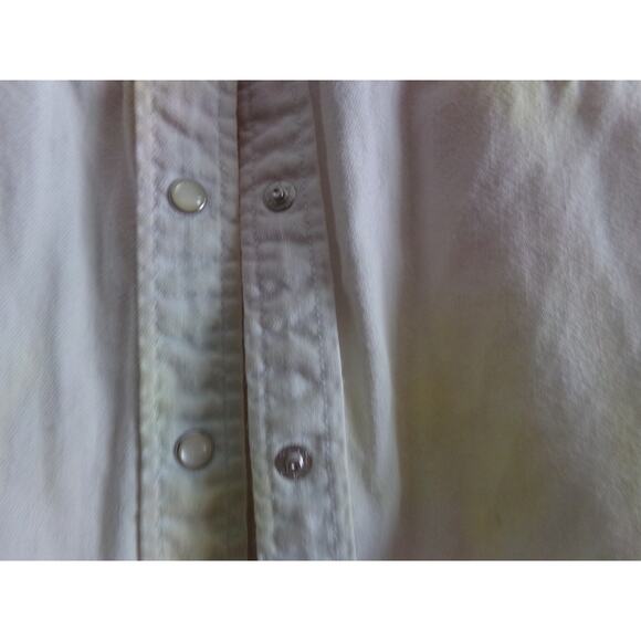 Levi Strauss Classic Fit Groovy Collection pearl snap shirt M tie dye destroyed - Picture 4 of 7